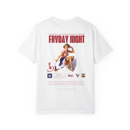 Fourth of July Firework Girl Tee