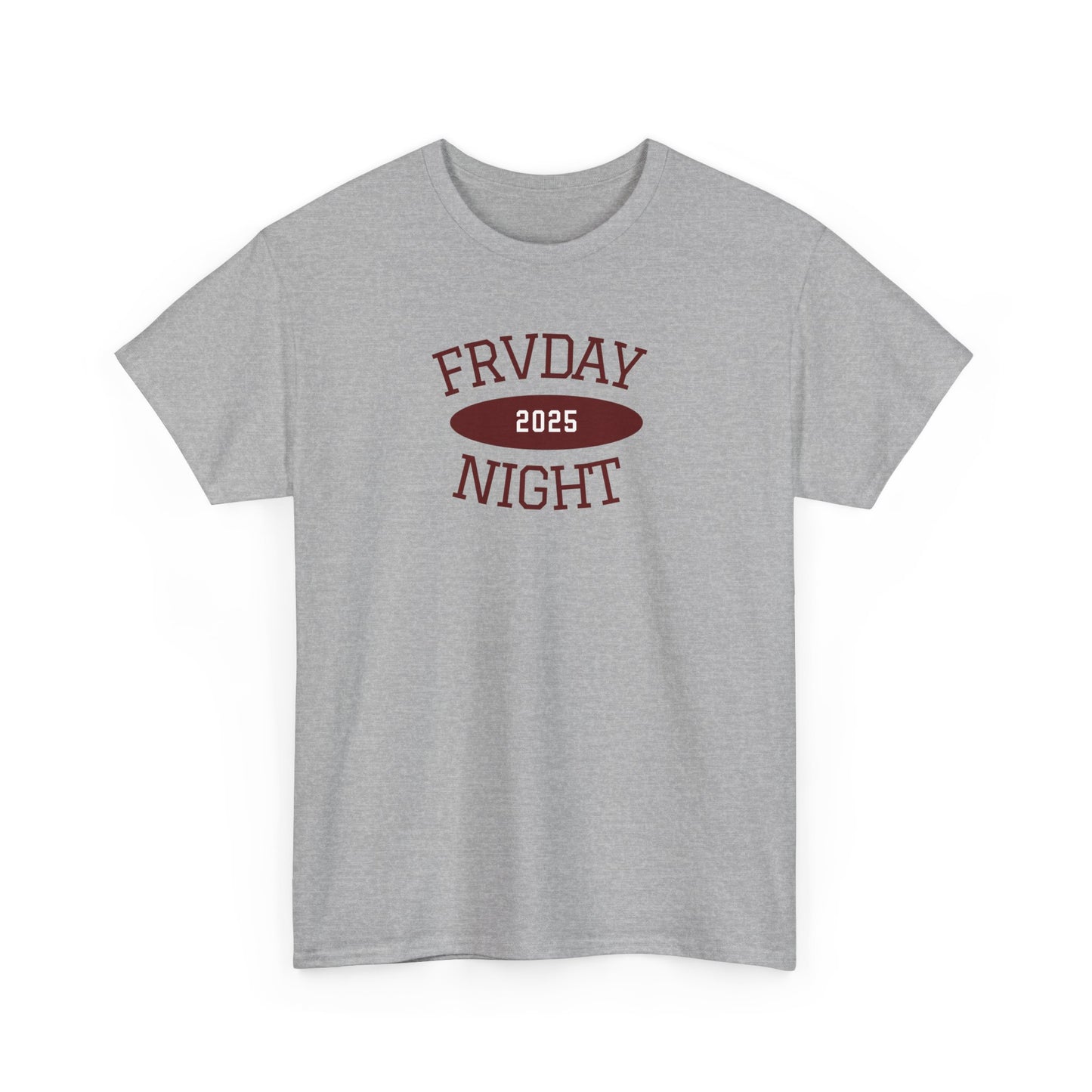 Friday Night 2025 Tee — Retro Football Graphic Shirt