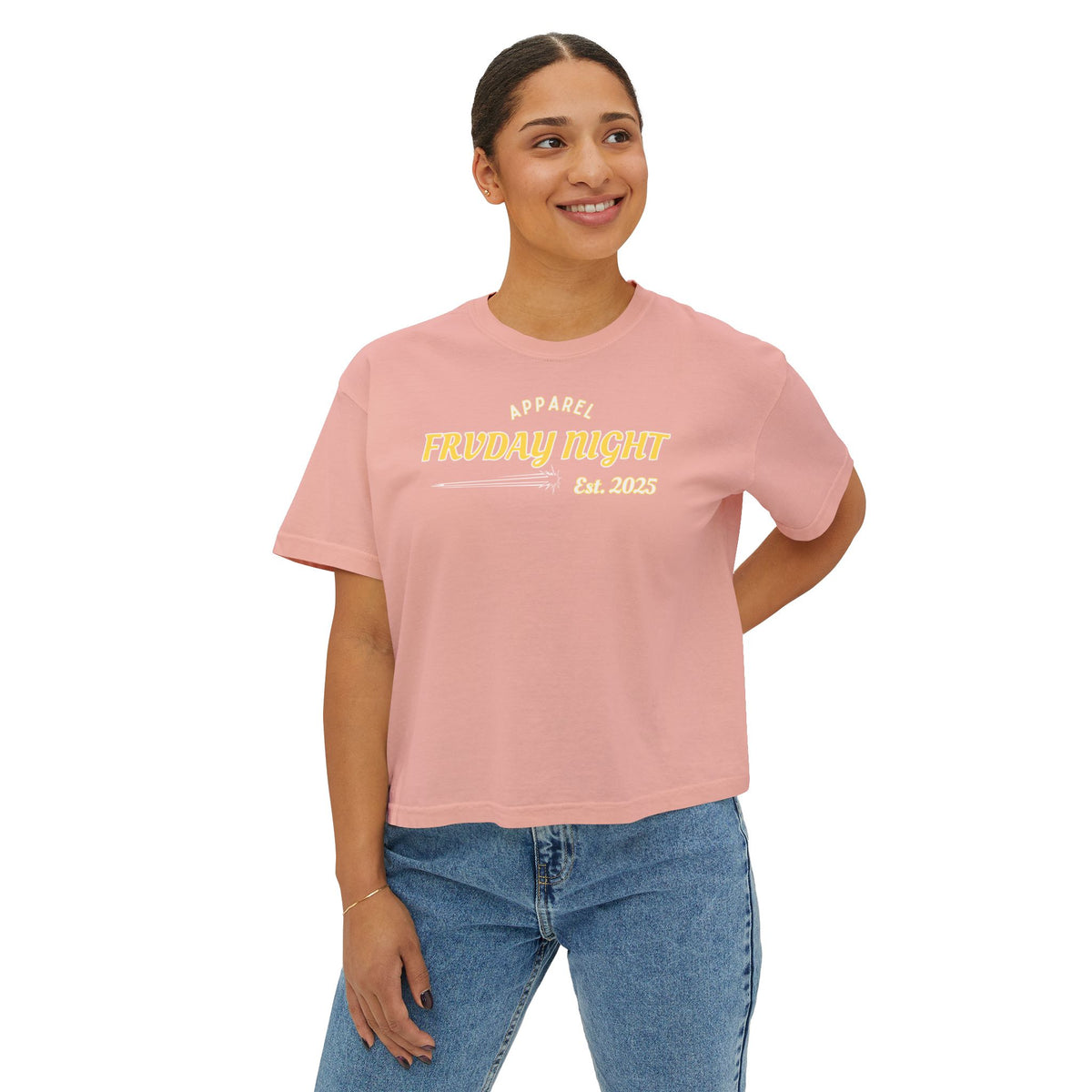 FRVDAY NIGHT Women's Boxy Tee