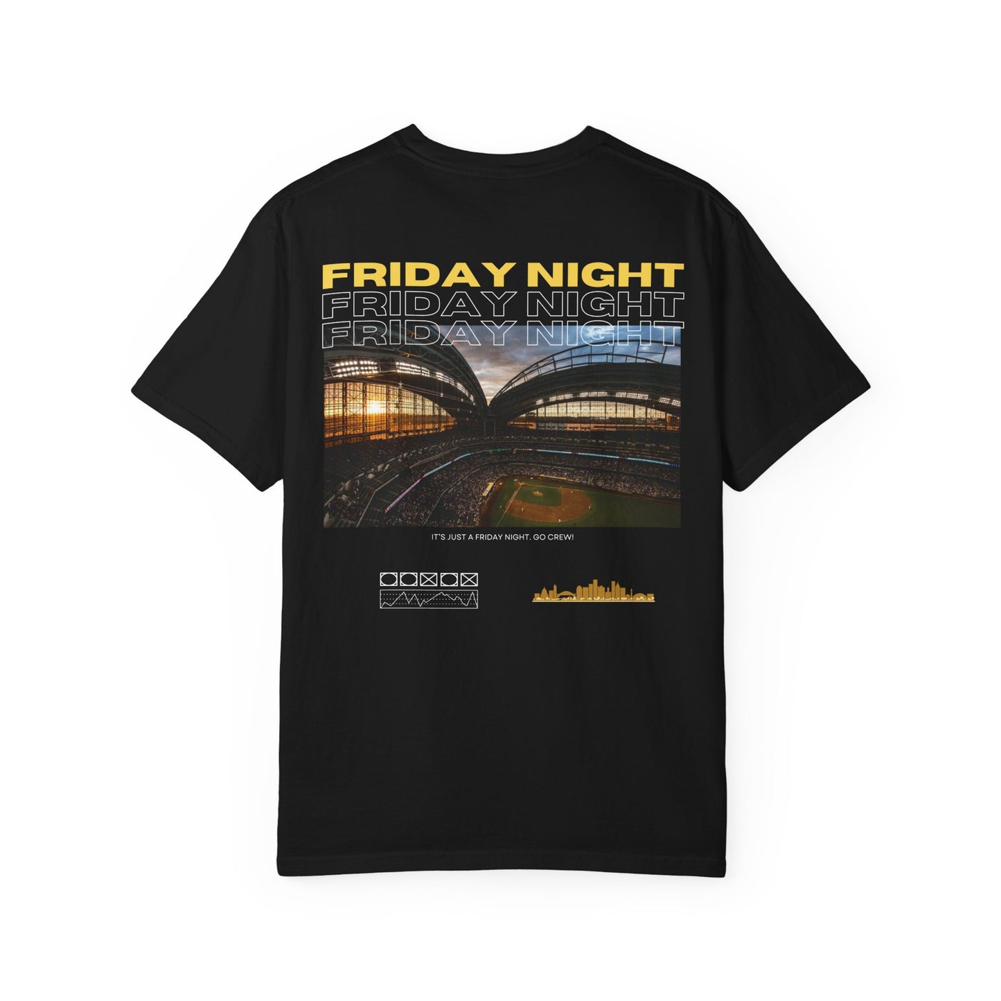 Friday Night Vibe T Shirt Milwaukee Brewers