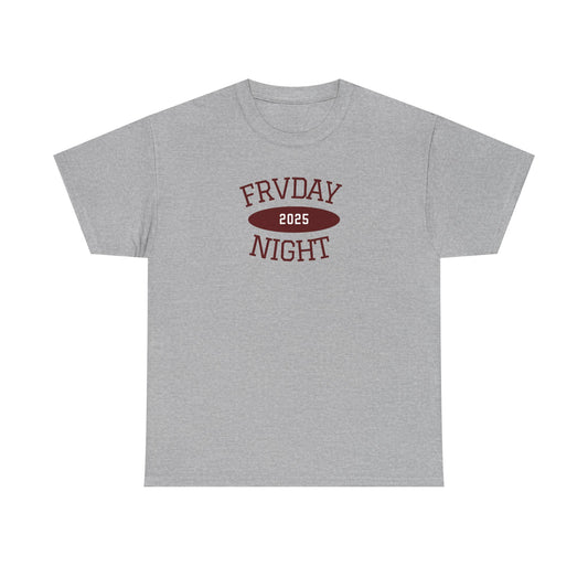 Friday Night 2025 Tee — Retro Football Graphic Shirt